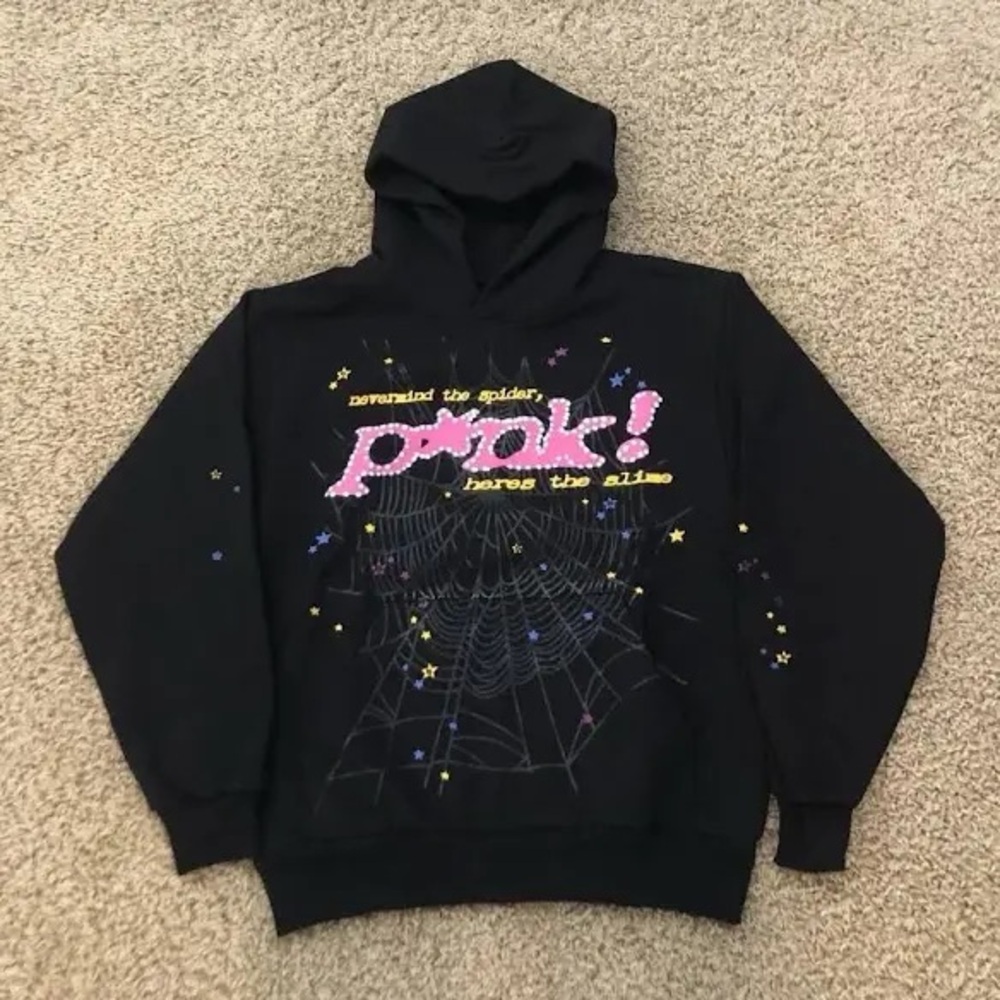 Spyder Hoodie Black Pink